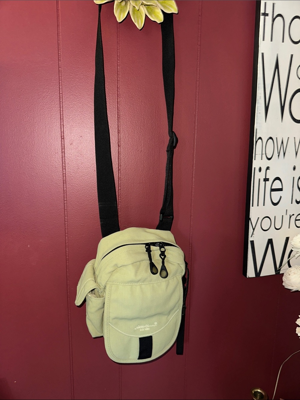 Vintage Eddie Bauer Mini Travel Crossbody